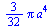 `+`(`*`(`/`(3, 32), `*`(Pi, `*`(`^`(a, 4)))))
