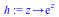 proc (z) options operator, arrow; exp(z) end proc
