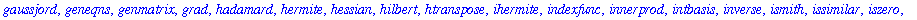 [BlockDiagonal, GramSchmidt, JordanBlock, LUdecomp,...